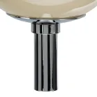 Lumira - Lampă de perete cu două lumini și placă verticală din sticlă și metal, fabricată în Italia Viadurini