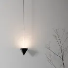 Lampă de perete din aluminiu negru și con Design minimalist excelent - Mercado Viadurini