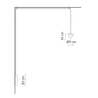 Lampă de perete din aluminiu negru și con Design minimalist excelent - Mercado Viadurini