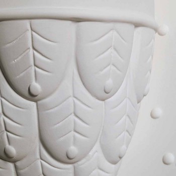 Aplica de perete 2 lumini în ceramică alb mat Design modern Owl - Owl