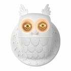 Aplica de perete 2 lumini în ceramică alb mat Design modern Owl - Owl Viadurini