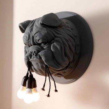Aplica de perete cu 3 lumini în design modern din ceramică gri sau alb - Dogbull