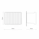 Aplica de perete cu 3 lumini Led în ceramică alb mat cu Umarell - Ometto Viadurini