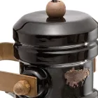 Spot aplicat de perete din ceramica, sticla si metal diferite finisaje Joy Ferroluce Viadurini