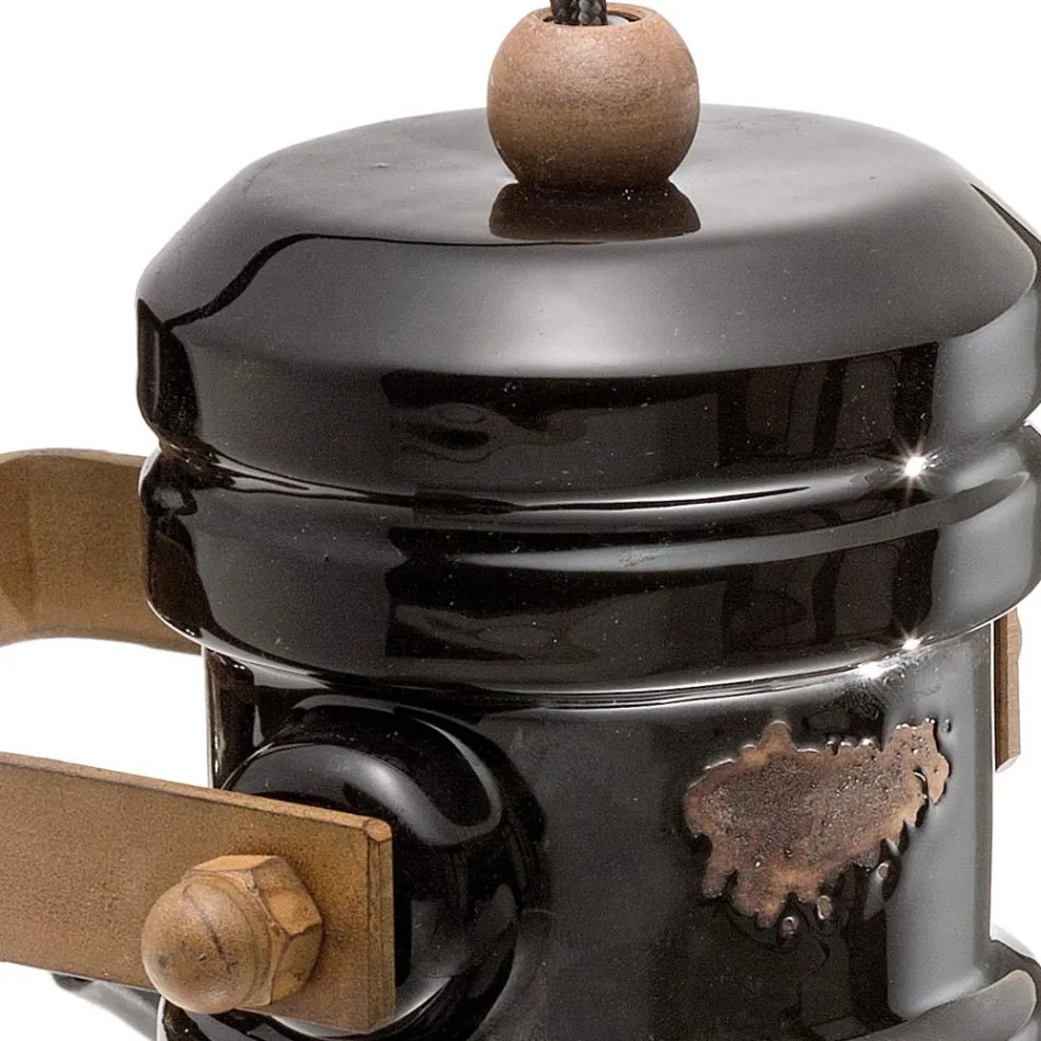 Spot aplicat de perete din ceramica, sticla si metal diferite finisaje Joy Ferroluce Viadurini