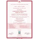 Spot aplicat de perete din ceramica, sticla si metal diferite finisaje Joy Ferroluce Viadurini