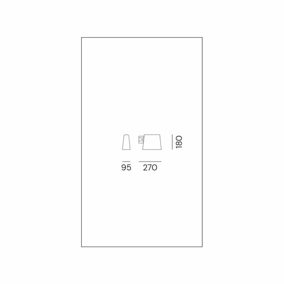 Aplica de exterior din metal maro antic - Saint Tropez de Il Fanale Viadurini