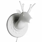 Aplica de perete în ceramică alb mat Design modern în Cervo - Memento Viadurini