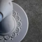 Aplica de perete în ceramică alb mat Design modern în Cervo - Memento Viadurini