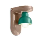 Applique din ceramica cu 1 lumina Made in Italy - Berimbau Viadurini