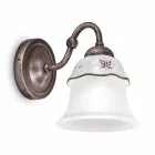 Aplice decorate perete de ceramică și sticlă Ferroluce Ferrara Viadurini