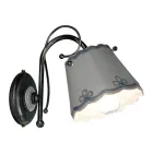 Applique din Fier si Ceramica Pictata Manual Efect Broderie - Ravenna Viadurini