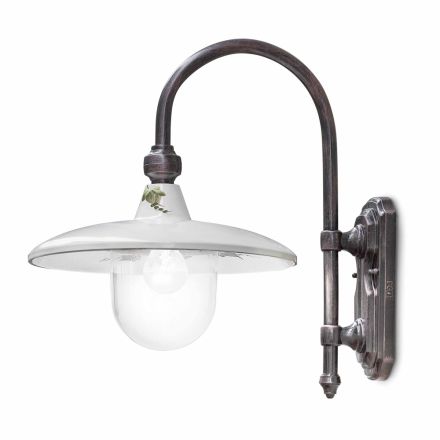 Applique de perete din aluminiu și design clasic decorat manual - Campobasso Viadurini