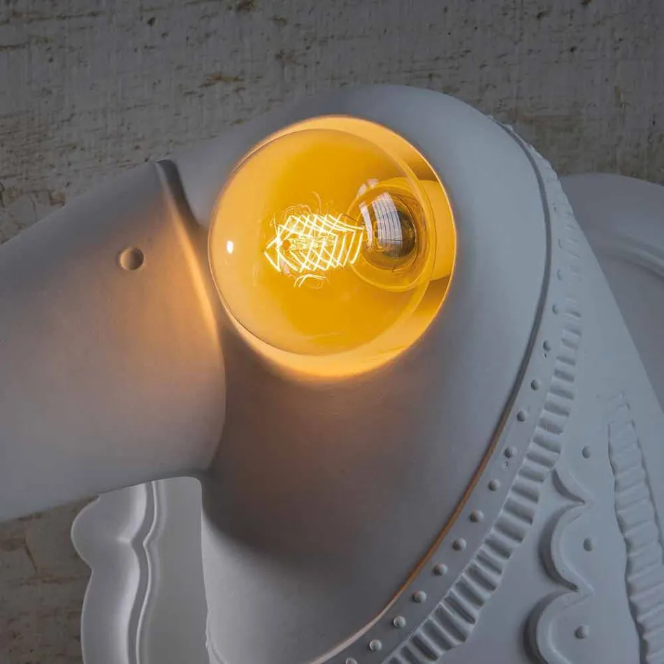 Lampă de perete în ceramică albă mată Design modern italian - Tucano Viadurini