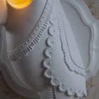 Lampă de perete în ceramică albă mată Design modern italian - Tucano Viadurini