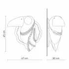 Lampă de perete în ceramică albă mată Design modern italian - Tucano Viadurini