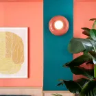 Aplica de perete cu difuzor din sticla opalina Made in Italy - Bumbum Viadurini