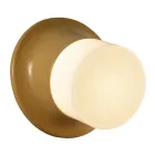 Lampă de perete pentru exterior în majolică și sticlă suflată Made in Italy - Toscot Swinger Viadurini