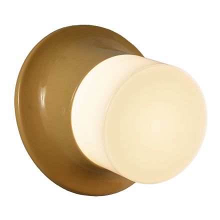 Lampă de perete pentru exterior în majolică și sticlă suflată Made in Italy - Toscot Swinger Viadurini