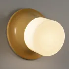 Lampă de perete pentru exterior în majolică și sticlă suflată Made in Italy - Toscot Swinger Viadurini