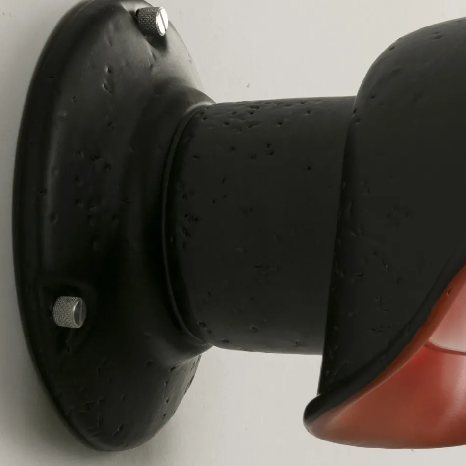 Lampă de perete pentru exterior Majolica toscană Fabricată manual în Italia - Toscot Bistrò Viadurini