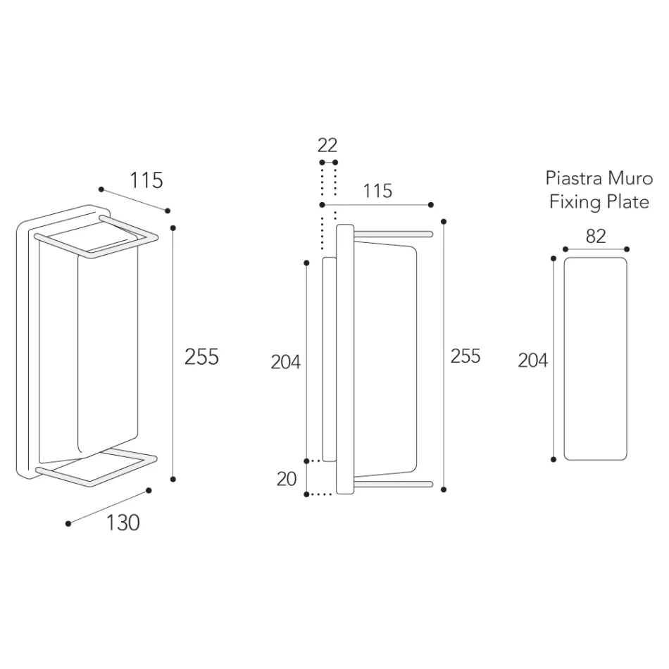 Aplică de perete exterioară vintage din alamă, E27 și bec elegant - cristal Viadurini