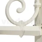 Aplica de exterior vintage din aluminiu si alama Made in Italy - Adela Viadurini