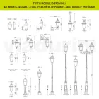 Aplica de exterior din aluminiu turnat sub presiune si sticla Made in Italy - Elric Viadurini