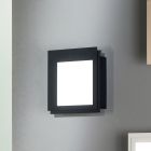 Aplică LED din metal cu difuzor acrilic - Giovanni Viadurini