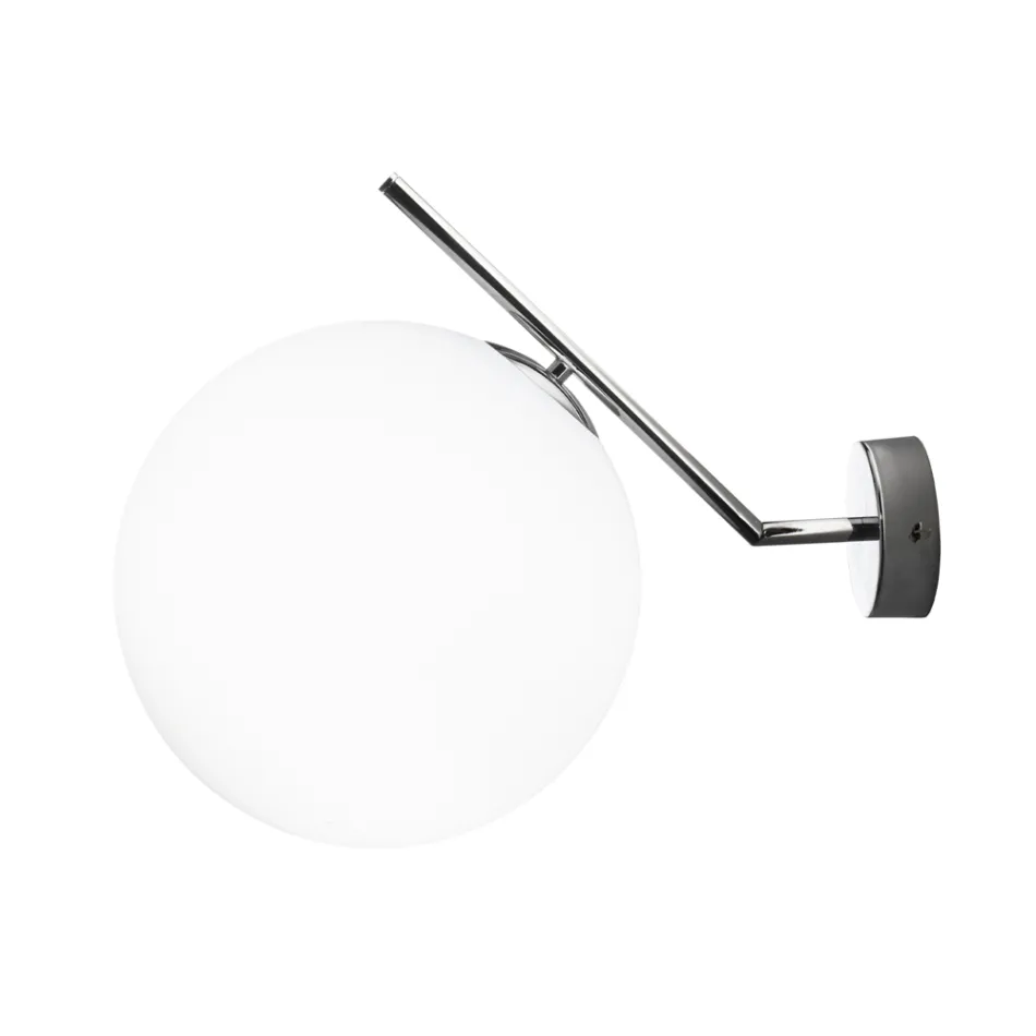 Lampă de perete din sticlă venețiană suflată manual - Zăpadă Viadurini