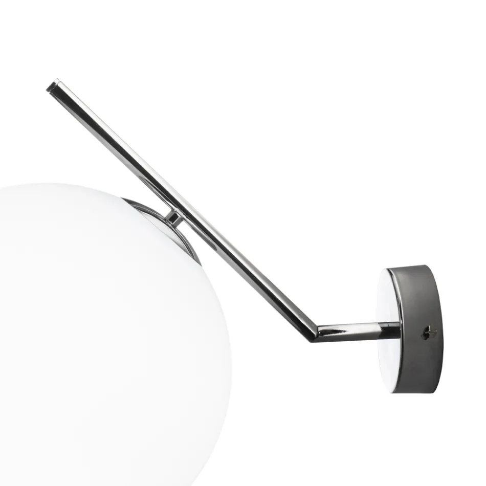 Lampă de perete din sticlă venețiană suflată manual - Zăpadă Viadurini