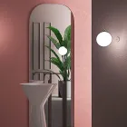 Lampă de perete din sticlă venețiană suflată manual - Zăpadă Viadurini