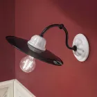 Lampa elegant de perete alb ceramic Ferroluce Potenza Viadurini
