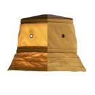 Lampă de perete din aluminiu și poliester Made in Italy - Toscot Junction Viadurini