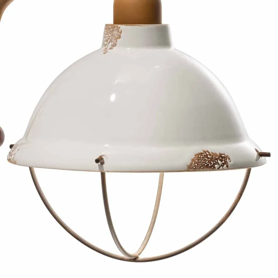 Perete de perete ceramice și metalo Skyler stil industrial Viadurini