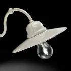 Luminile de perete din ceramică lucioasă Ferroluce retro Viadurini