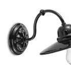 Luminile de perete din ceramică lucioasă Ferroluce retro Viadurini