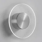 Nora - Aplica metalică cu difuzor din plexiglas cu micropuncte Viadurini