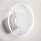 Nora - Aplica metalică cu difuzor din plexiglas cu micropuncte Viadurini