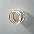 Aplică din metal auriu cu design modern pentru dormitor - Point Viadurini