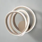 Aplică din metal auriu cu design modern pentru dormitor - Point Viadurini