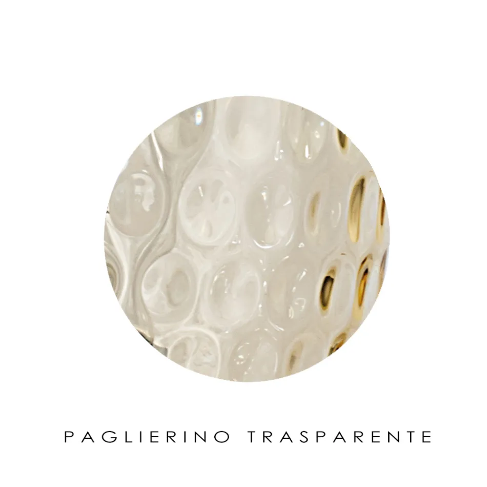 Fabricată în Italia - Sibilla - Aplica din sticlă transparentă sau încapsulată Viadurini