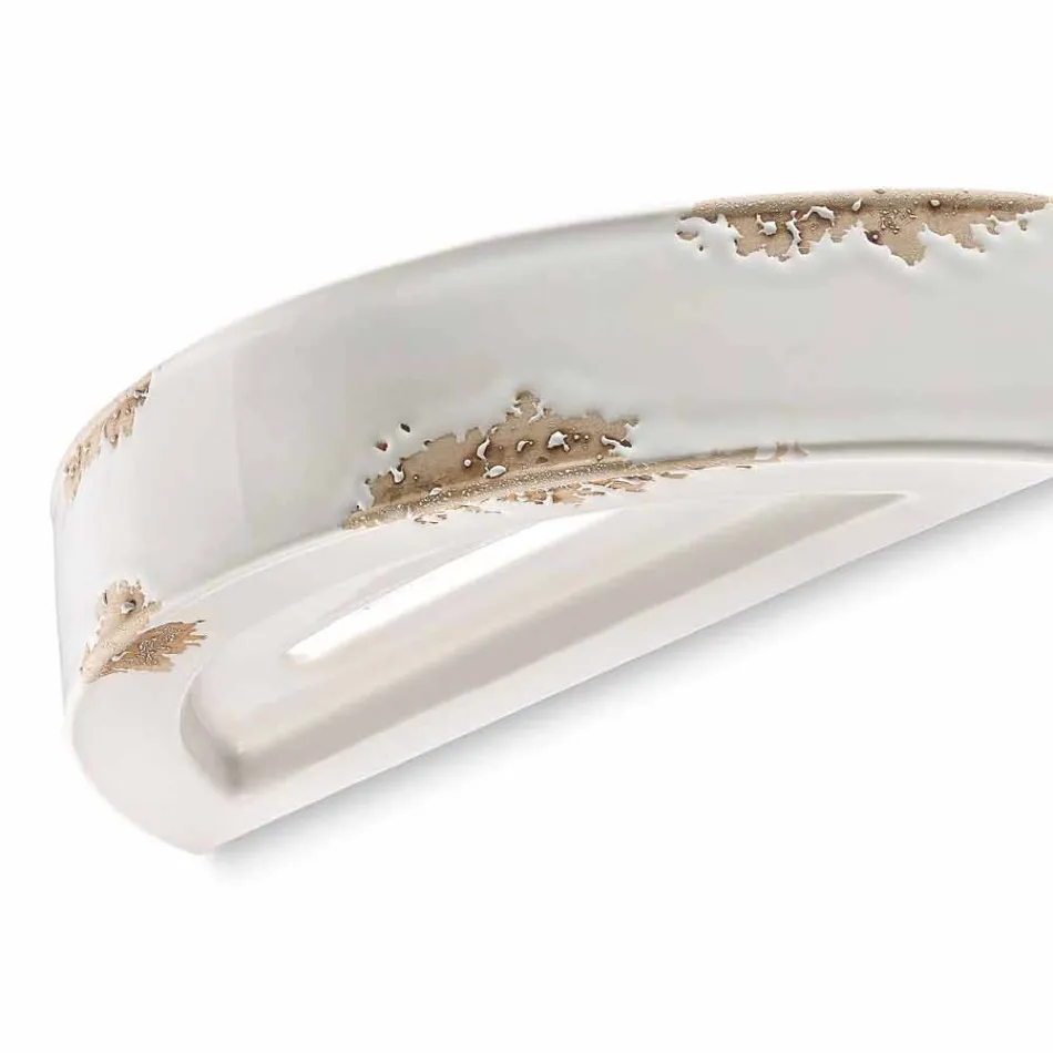 lumina de perete de epocă semilune ceramice Helen Ferroluce Viadurini