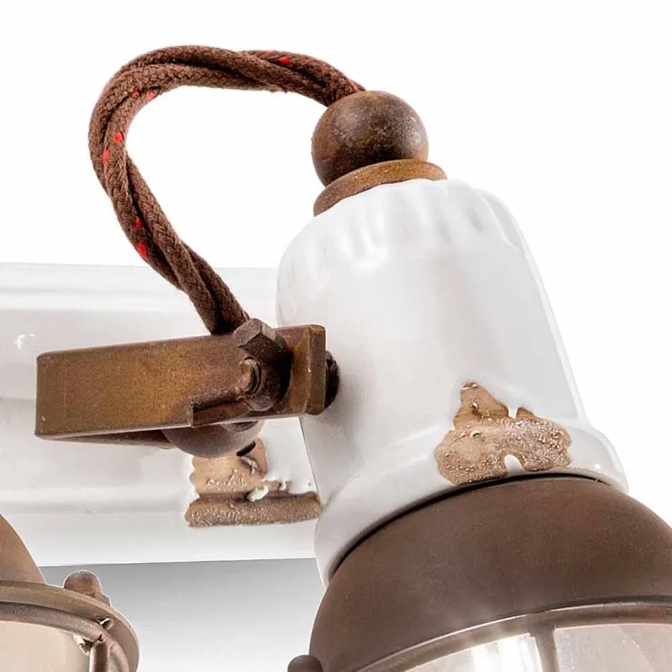 aplicei și trei spoturi ceramice și metalo Lacey Viadurini