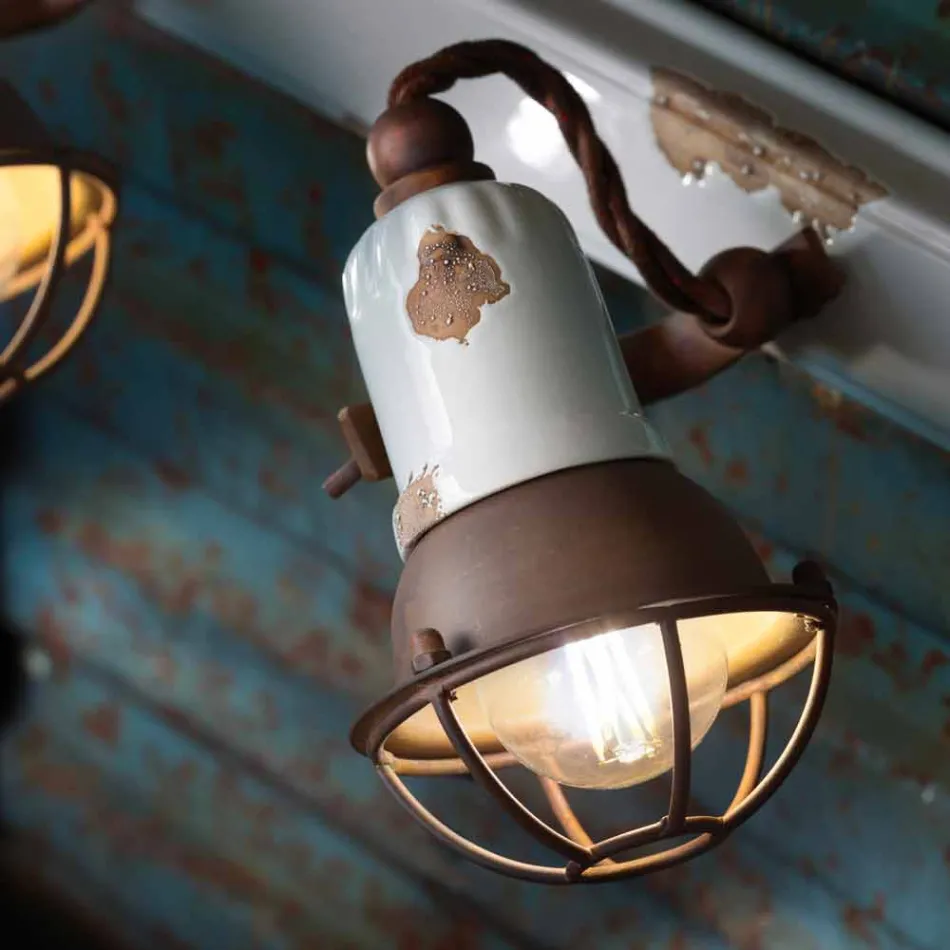 aplicei și trei spoturi ceramice și metalo Lacey Viadurini