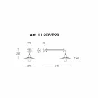 Wall design modern, Civetta de Aldo Bernardi on-line Viadurini