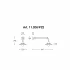 Wall design modern, Civetta de Aldo Bernardi on-line Viadurini