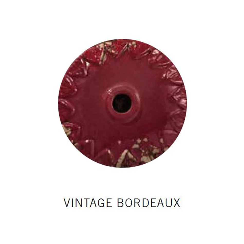 Spot cu aplicații în stil industrial, realizat manual din fier și ceramică - Loft Viadurini