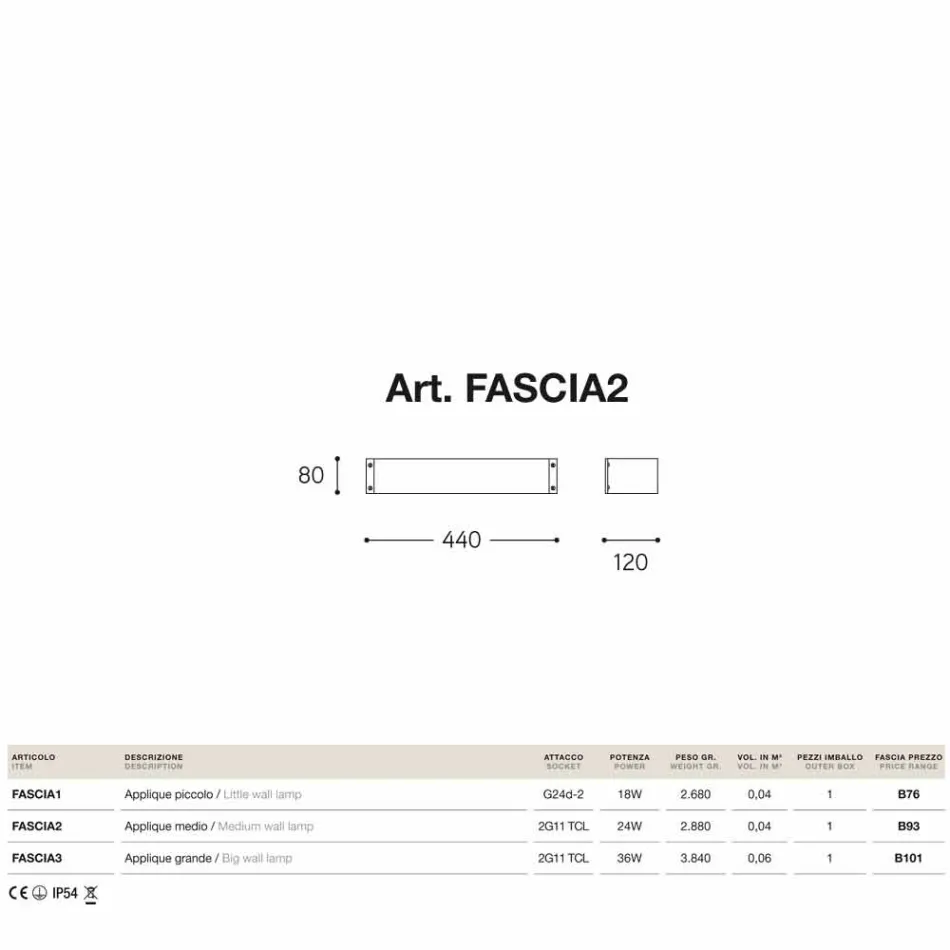 Moda Aplice înseamnă cupru antic și metacrilat Viadurini