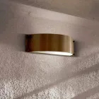 Wall moda puțin de cupru și metacrilat alb Viadurini